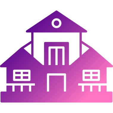 ev simgesi vektör illüstrasyonu