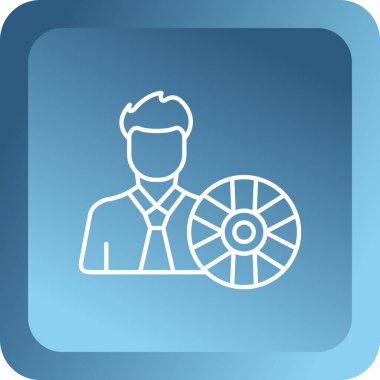 Modern b 'nin vektör illüstrasyonu insansız hava aracının ikonundan yoksun