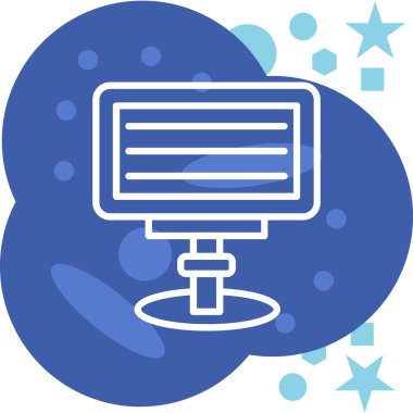 bilgisayar simgesi, vektör illüstrasyonu