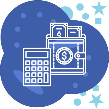 Dolar. para simgesi basit resimleme