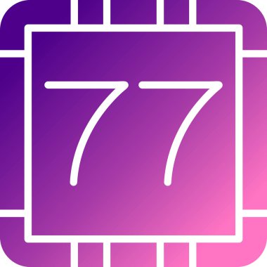 7 numara simge işareti