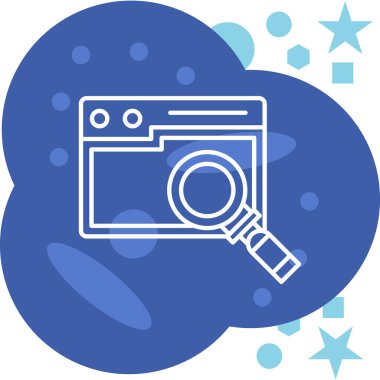 Basit vektör simgesi, kamera illüstrasyonu