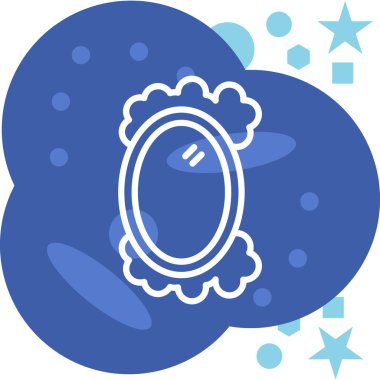 Bulut. Web simgesi basit illüstrasyon