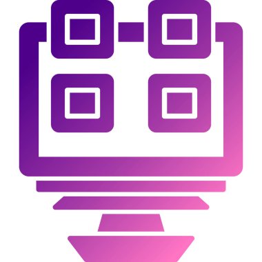 bilgisayar teknoloji modern simge vektör çizim