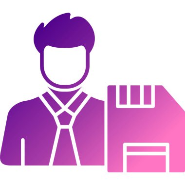 Elinde kahve tutan bir adam.