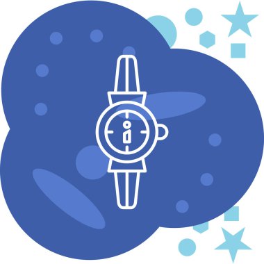 Web simgesini izle, basit vektör illüstrasyonu