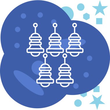 Çizgi Sihirli Şapka simgesi beyaz arkaplanda izole edildi. Sihir numarası. Gizemli eğlence konsepti. Renkli taslak konsepti. Vektör.