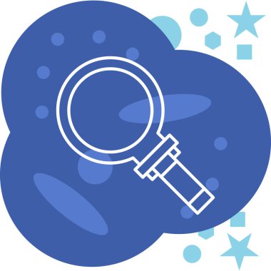 Ara. Web simgesi basit illüstrasyon