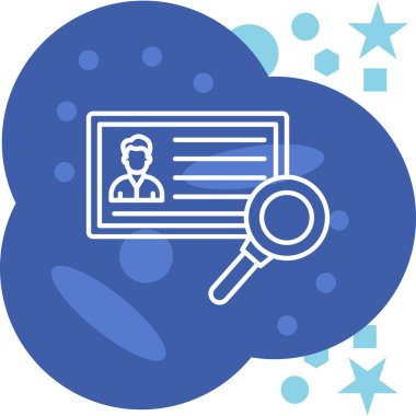 Ara. Web simgesi basit illüstrasyon