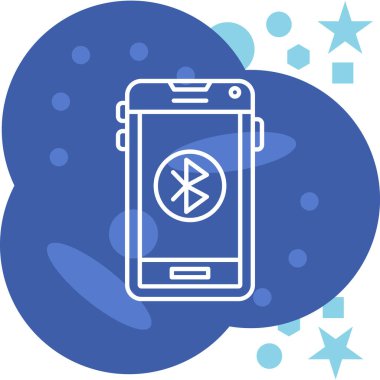 cep telefonu ikonu vektör illüstrasyonu