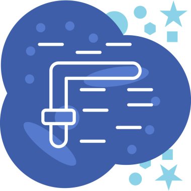 Bulut. Web simgesi basit illüstrasyon