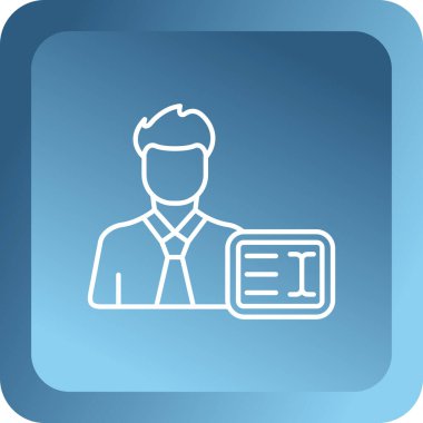 Bir dizinin web simgesinin vektör illüstrasyonu