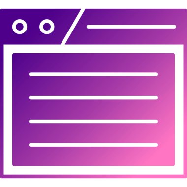 Belge simgesinin vektör illüstrasyonu