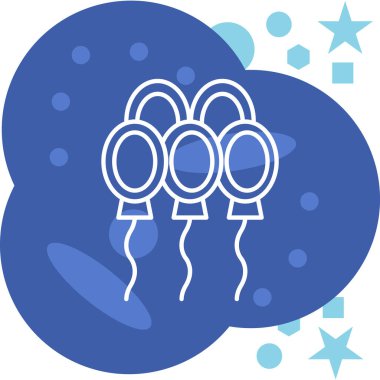 Şirin bir çizgi film simgesinin vektör çizimi