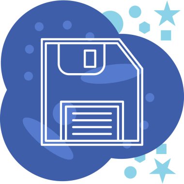 Bulut deposu. Basit resimleme