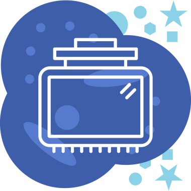 bulut depolama modern simgesi, vektör illüstrasyonu