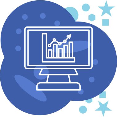 İş ve finans ikonu kavramının vektör illüstrasyonu