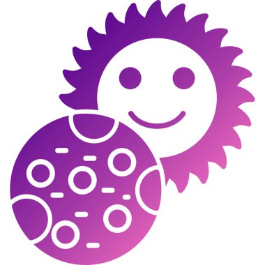 Coronavirus virüsü, covid - 19 vektör çizimi