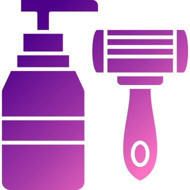 beyaz arka planda izole edilmiş köpük ikonlu sprey ve sabun. Temizlik konsepti Renk simgelerini vektör cinsinden ayarla.