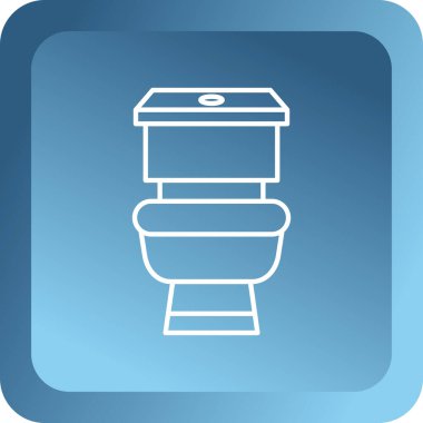 tuvalet ikonu vektör illüstrasyonu