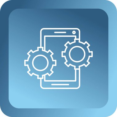 cep telefonu ikonu vektör illüstrasyonu