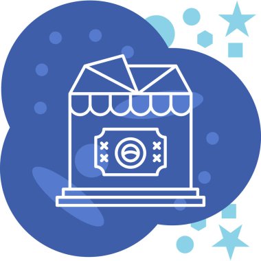 Alışveriş. Web simgesi basit illüstrasyon