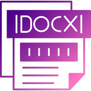 dosya biçimi simgesi, vektör illüstrasyonu