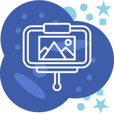 Harita. Web simgesi basit illüstrasyon