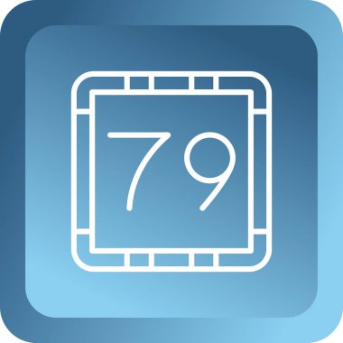 Modern bilgisayar simgesinin vektör illüstrasyonu