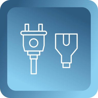 Vektör elektrik dolgu ağı düz simgesi. 10 saniye..