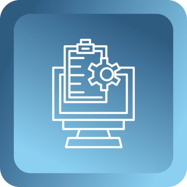 seo modern simgesinin vektör illüstrasyonu