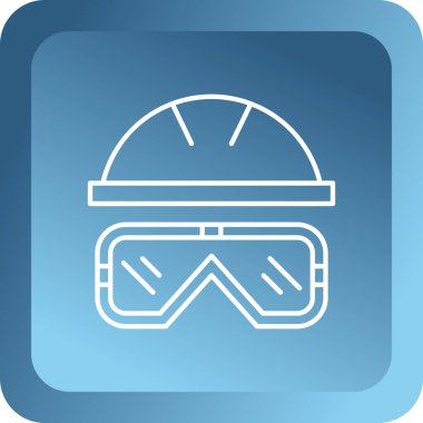 kask web simge vektör çizim