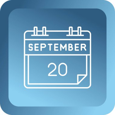 Beyaz arkaplanda takvim. 10 Ekim 'de. vektör illüstrasyonu.