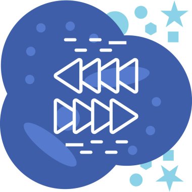 Bir bulut simgesinin vektör illüstrasyonu