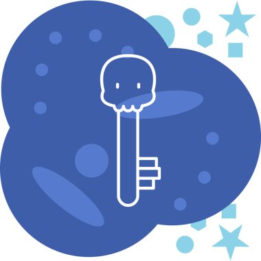 Çizgi film simgesinin vektör çizimi