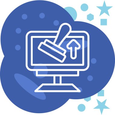 Bulut yüklemesi. Basit resimleme