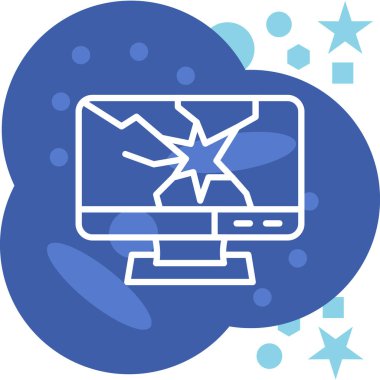 bulut hesaplama simgesi, vektör illüstrasyonu