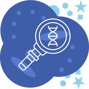 DNA simgesi vektör illüstrasyonu