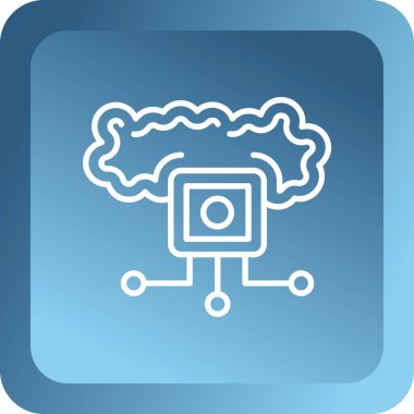 Modern simgenin vektör illüstrasyonu