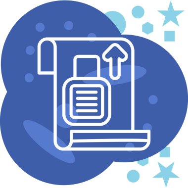 Klima ikonu vektör illüstrasyonu