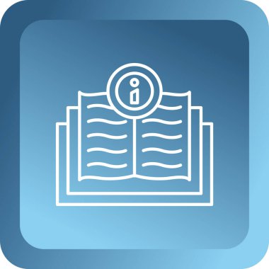 Kitap web simgesi. vektör çizimi tasarımı