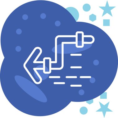 Bulut simgesi vektör illüstrasyonu