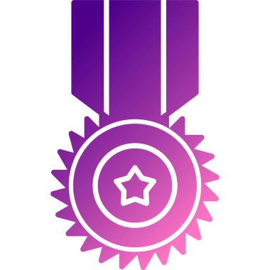 Rozet. Web simgesi basit illüstrasyon