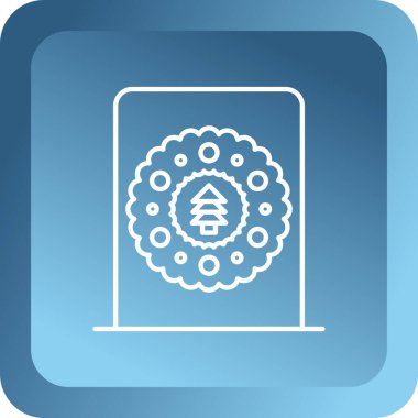 Vektör ve logoti olarak noel ağacı simgesi