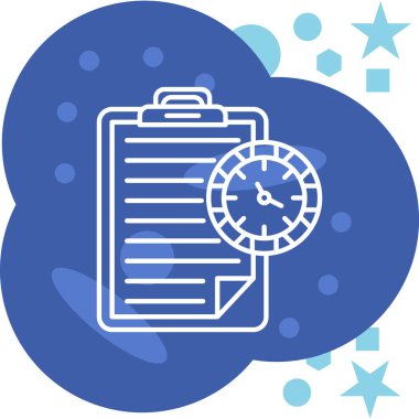 Moda Biçimli İzole Arkaplanda Kontrol Listesi Simgesi