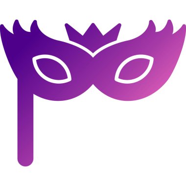 karnaval maskeli ikonu