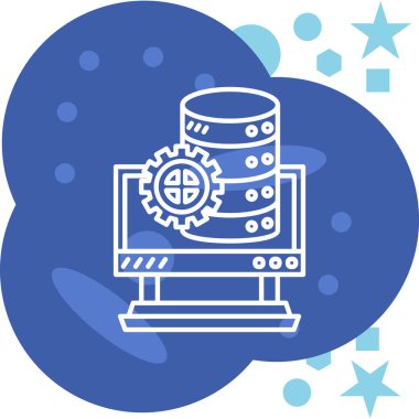 seo modern simgesinin vektör illüstrasyonu