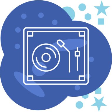 Modern bir simgenin vektör illüstrasyonu