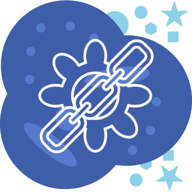 Basit vektör illüstrasyon çiçeği