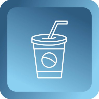 kahve web simgesi, illüstrasyon, tasarım